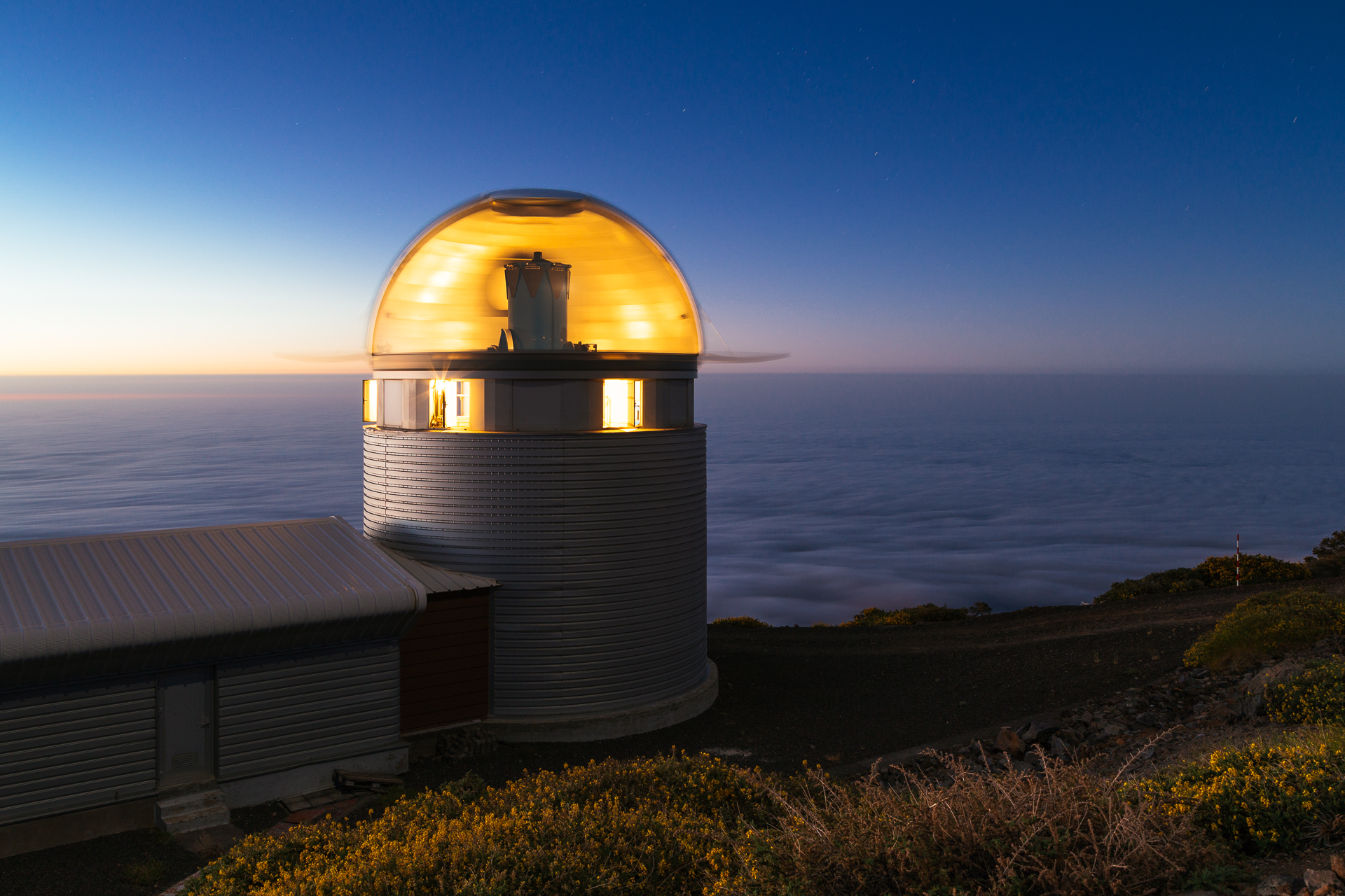 Le téléscope Mercator à La Palma