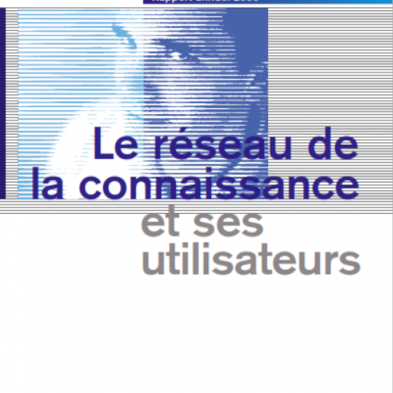 Couverture du rapport annuel 2006 représentant un homme en gros plan.