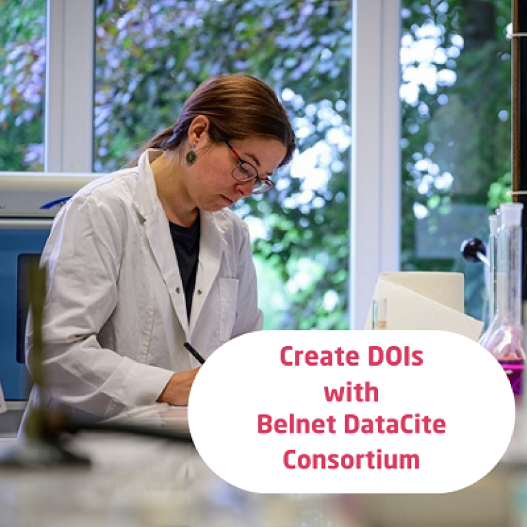 Create DOIs with Belnet DataCite Consortium 